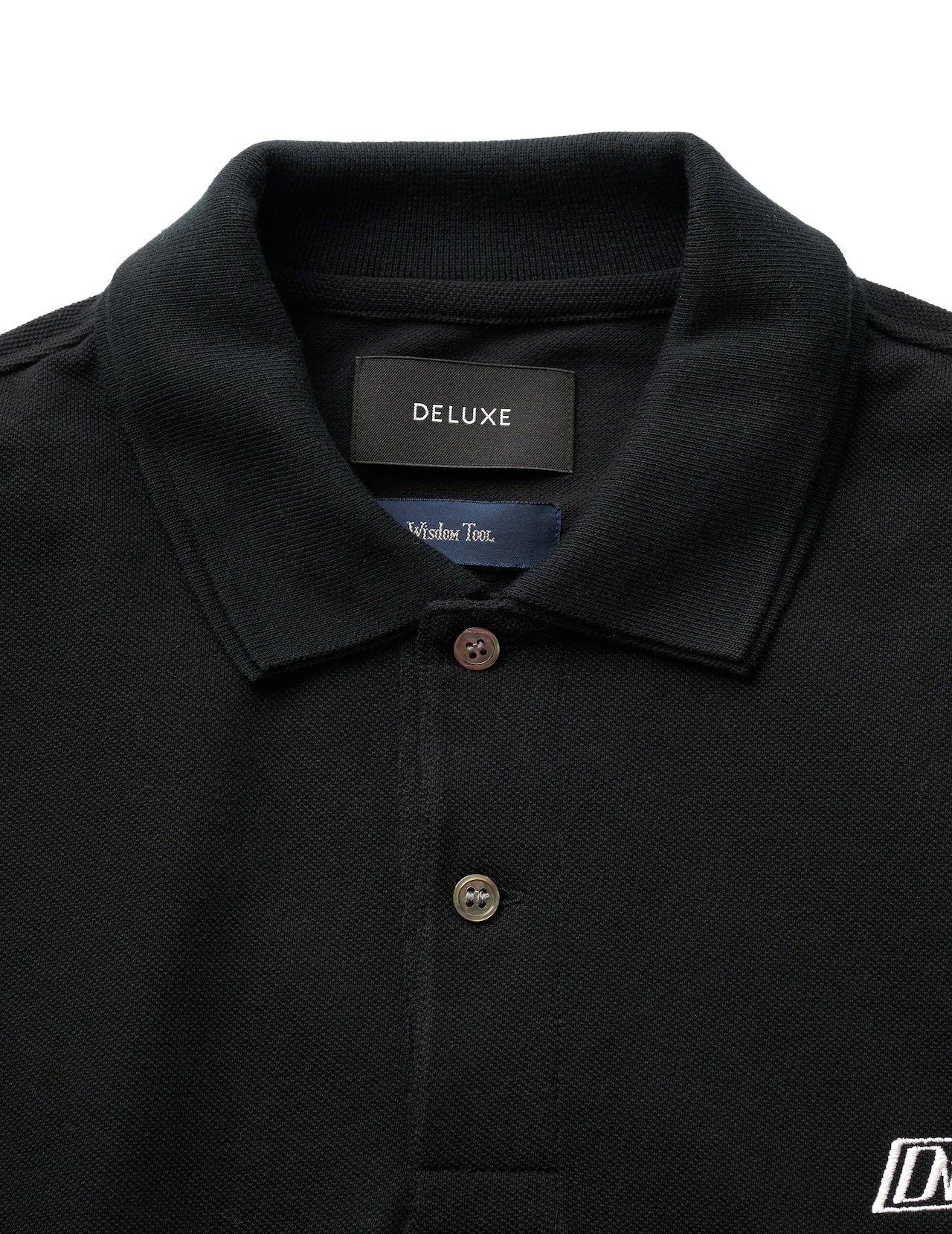 DELUXE × Wisdom Tool POLO BLACK