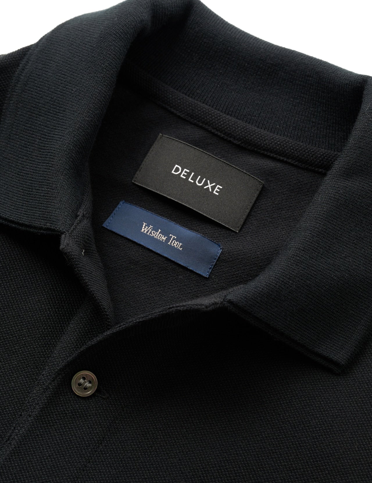 DELUXE × Wisdom Tool POLO BLACK