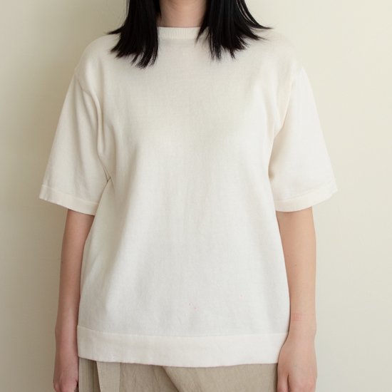 【mother】WASHI KNIT CREW NECK T - UNISEX