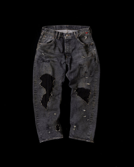 AN342-R REGULAR TAPERED REMAKED 5P PANTS