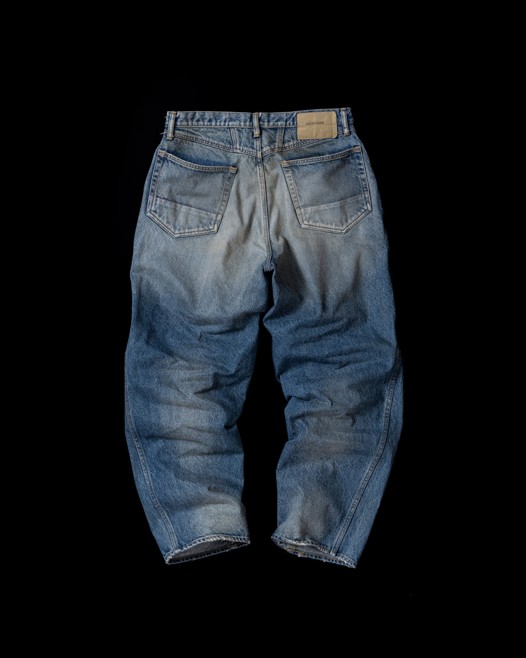 AN339-R FRONT YORK REMAKED DENIM PANTS