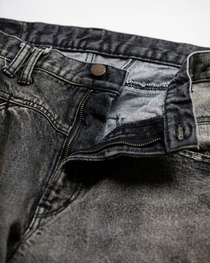 AN339-R FRONT YORK REMAKED DENIM PANTS