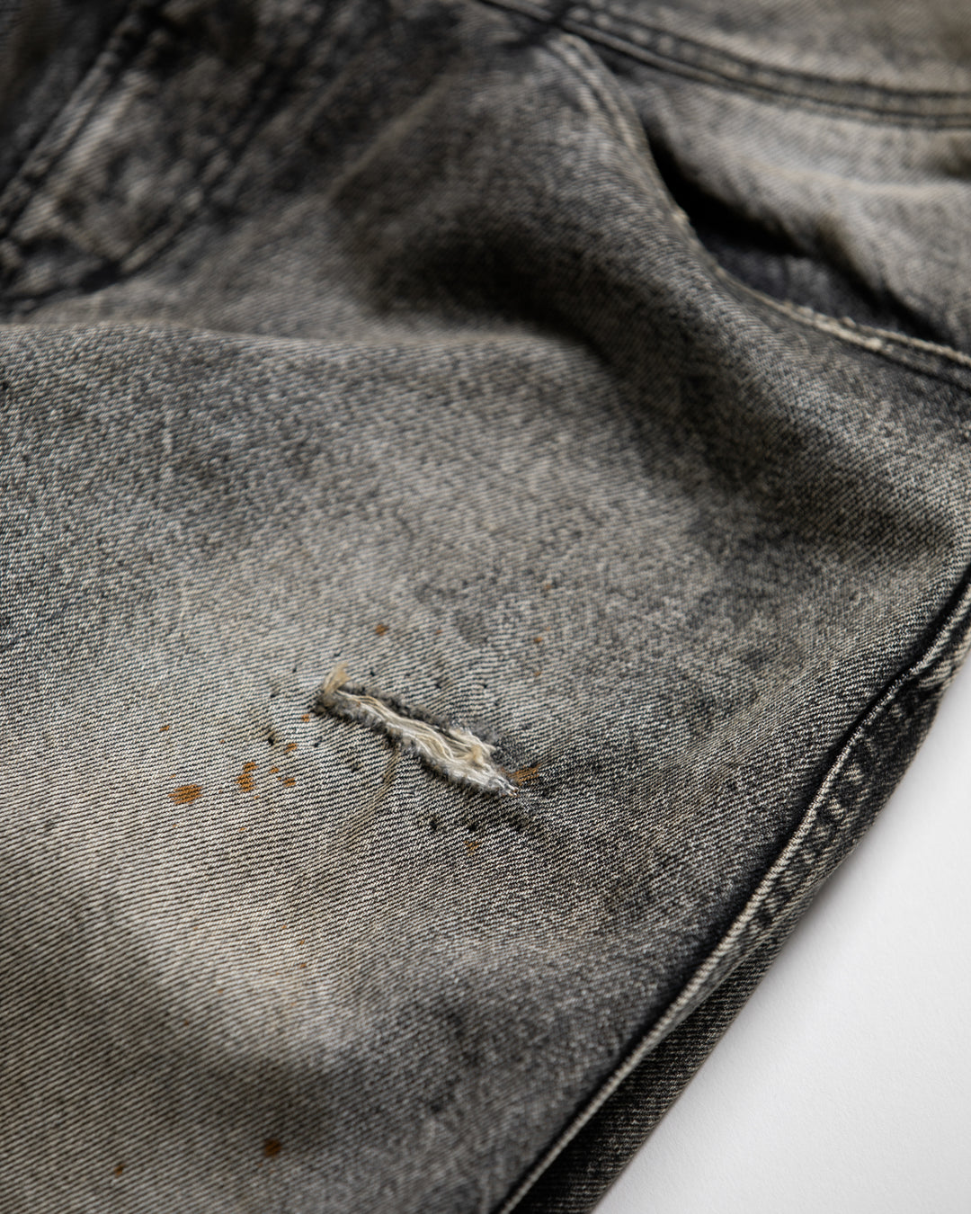 AN339-R FRONT YORK REMAKED DENIM PANTS