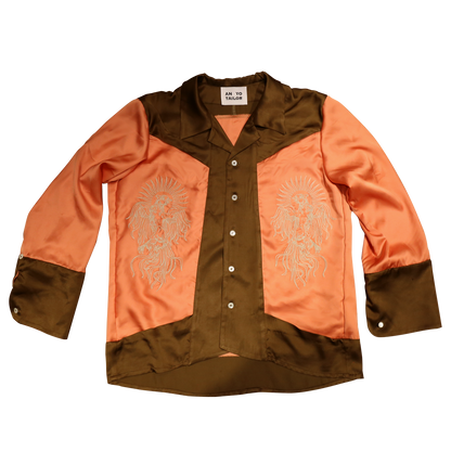 【2025年1月3日11:00~予約開始】AN YO TAILOR x Vibeca &co SKA SHIRTS - ORANGE -