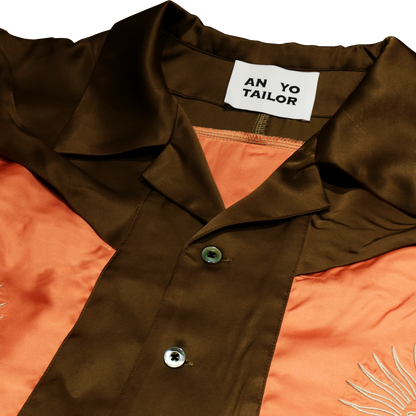 【2025年1月3日11:00~予約開始】AN YO TAILOR x Vibeca &co SKA SHIRTS - ORANGE -