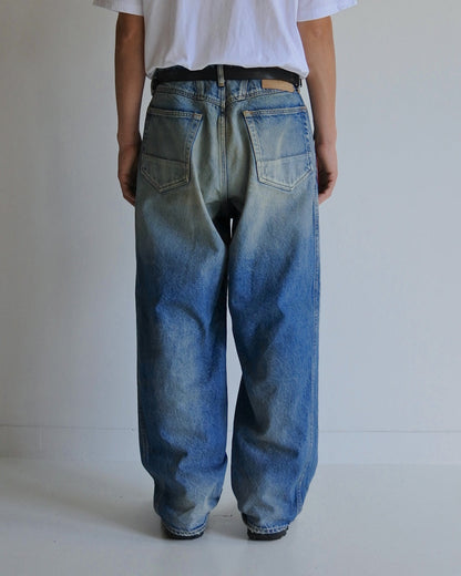 AN339-R FRONT YORK REMAKED DENIM PANTS