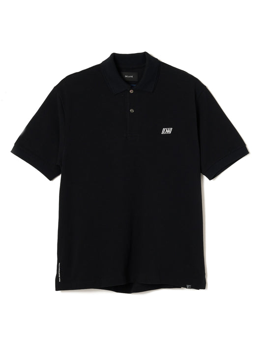 DELUXE × Wisdom Tool POLO BLACK