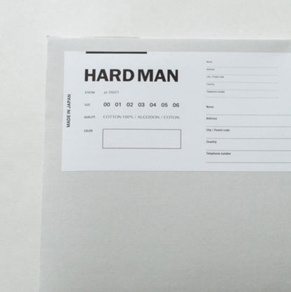 【HARD MAN】CREW REGULAR T - UNISEX